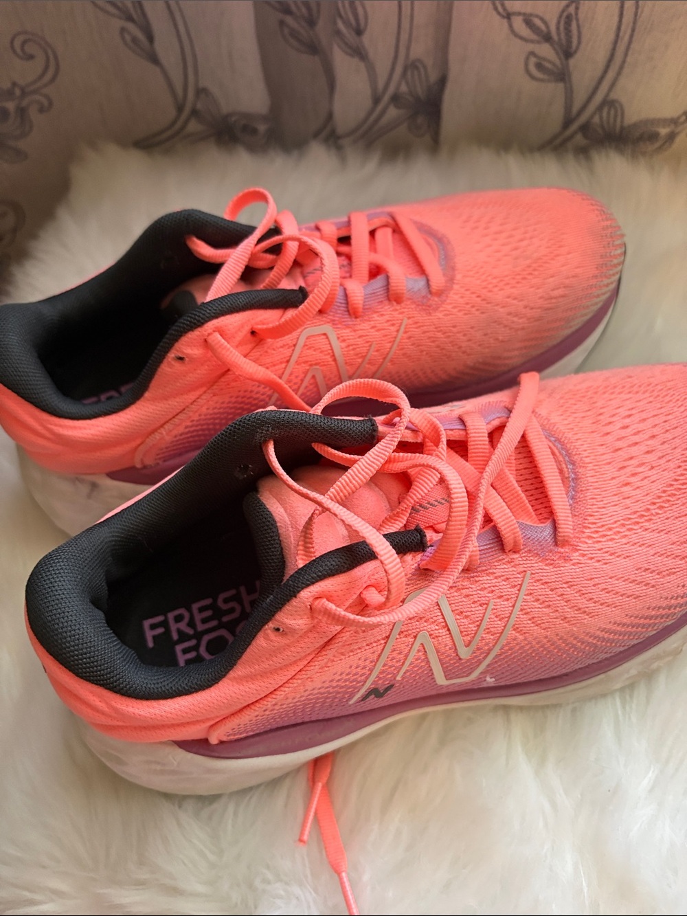 New Balance Women's Coral Pink Fresh Foam Running Sneakers